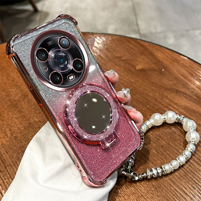 荣耀magic4pro手机壳镜子支架