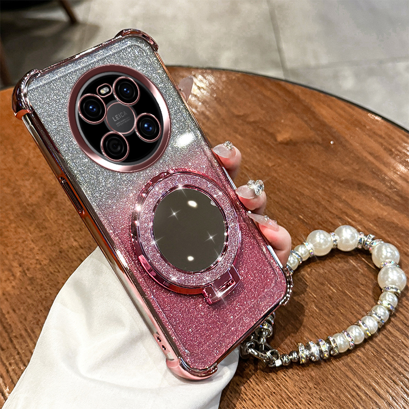 华为mate40手机壳镜子支架