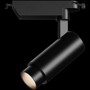 变焦轨道射灯led明装 店铺COB二线滑轨灯7 可调焦氛围灯30W商用服装