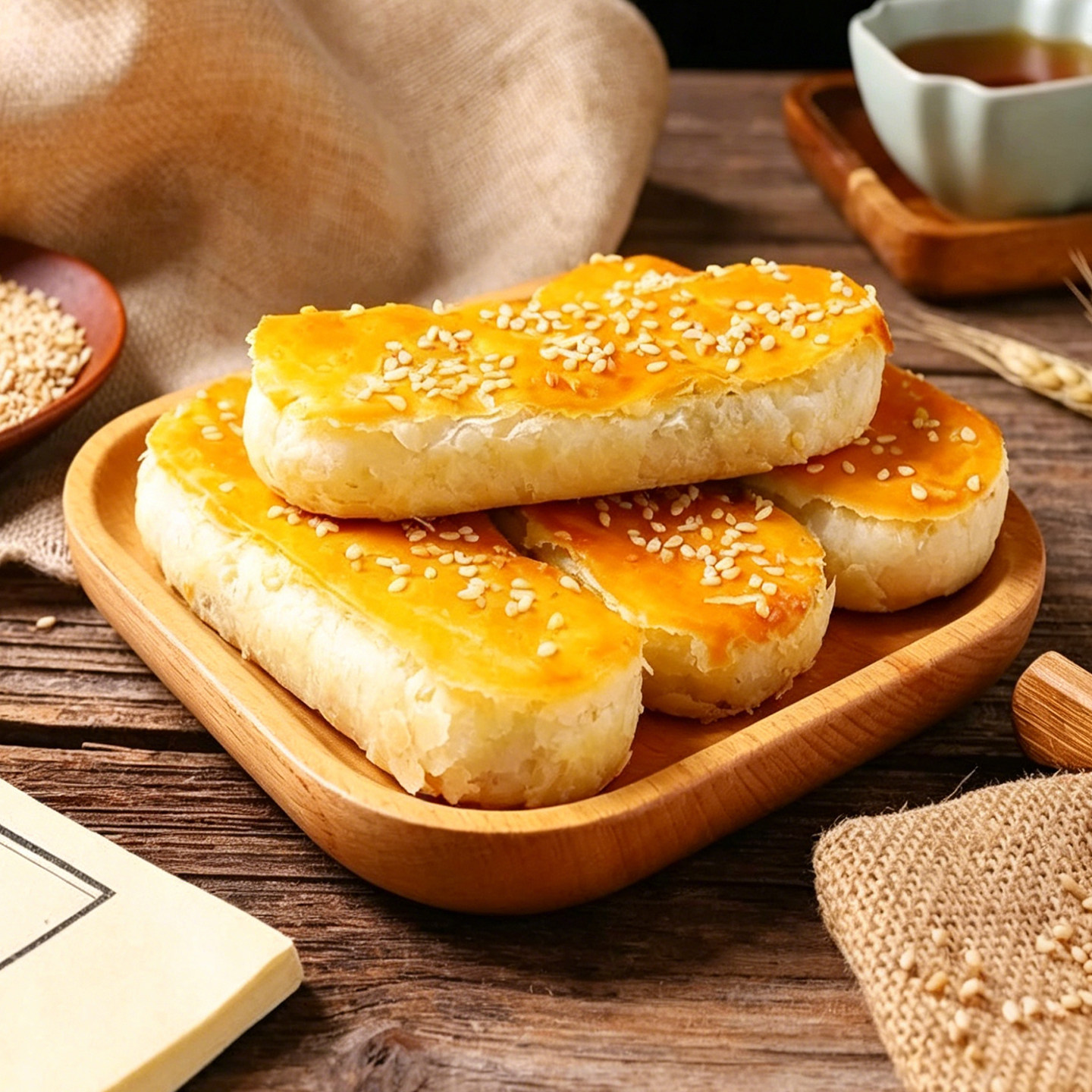 成都特产耀华葱油酥饼老字号传统糕点四川小吃茶点零食点心多口味