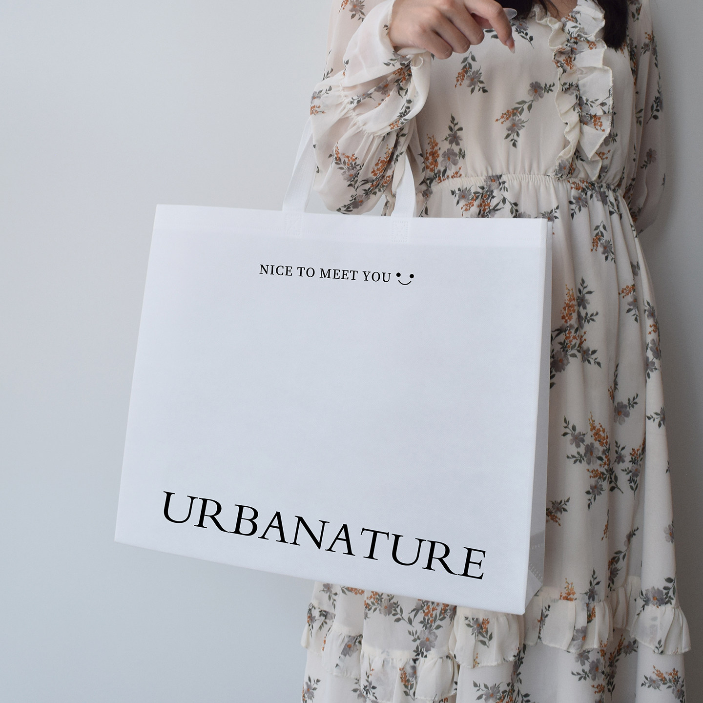 无纺布手提袋子高档男装女装店服装店手提袋子环保购物袋logo定制