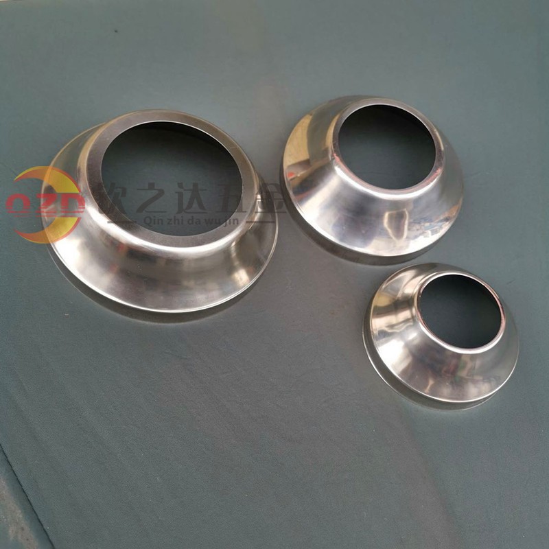 201/304不锈钢喇叭装饰盖 楼梯栏杆扶手盖 立柱圆管遮丑盖配件