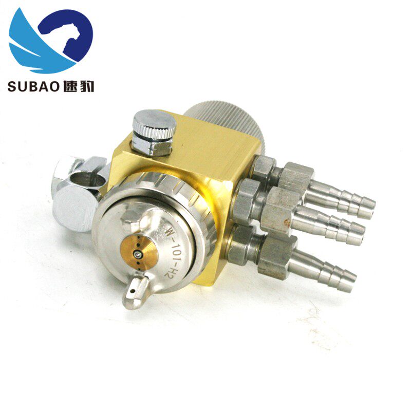 高雾化喷漆枪速豹A100自动喷枪吸塑机助焊剂波峰嘴油漆A-100喷头