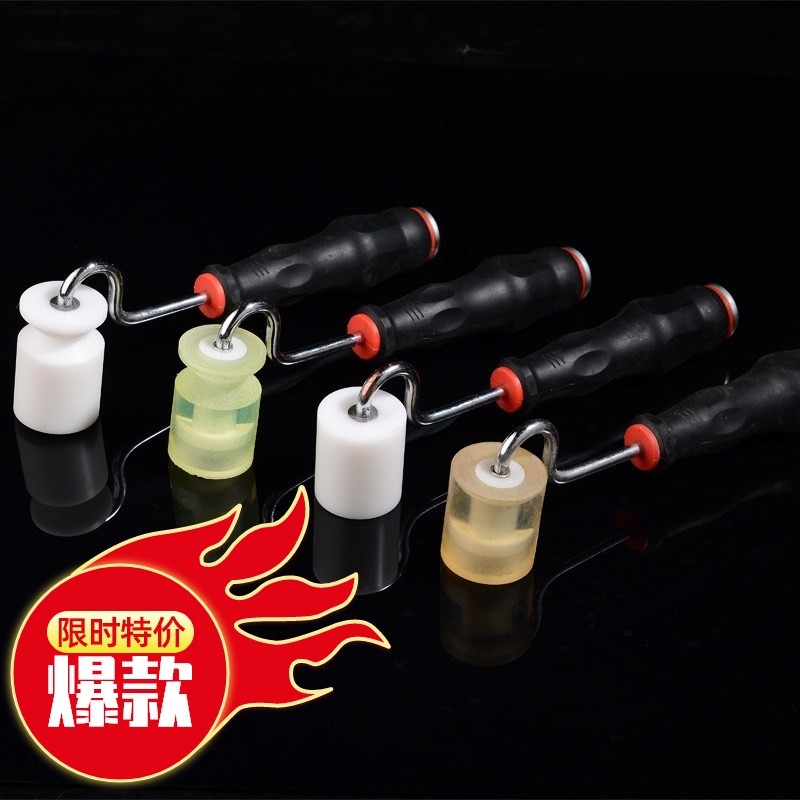 森师压轮壁纸汽车隔音棉滚轮 贴墙纸阳角接缝用POM/PU平压轮装修