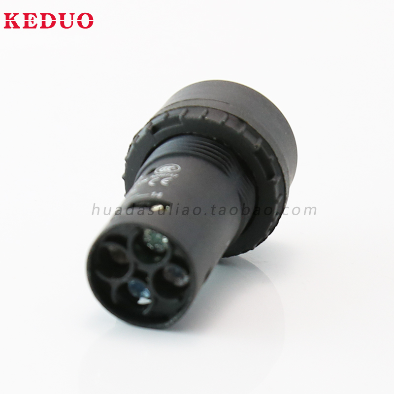 10只LA128EC ABB-11DN 带灯按钮CP1开关复位22MM常开小型开关 EB2