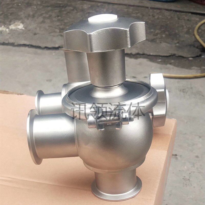 不锈钢卫生级流量快装调节阀手动焊接截止阀薄膜气动流量调节阀