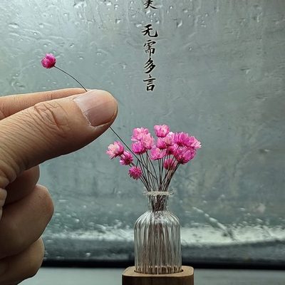 车载迷你小雏菊花瓶汽车中控台插花器摆件装饰车内可爱微景观装饰