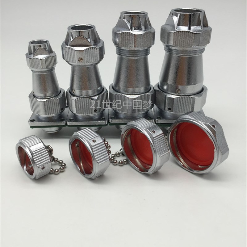 航空插头插座WY16WY20WY24WY28-2-3针4-5-6孔9-12-15-26芯防水TEZ