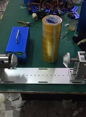 打标机旋转工装激光雕刻机旋转夹具旋转轴伸缩工作台D80尾座尾顶