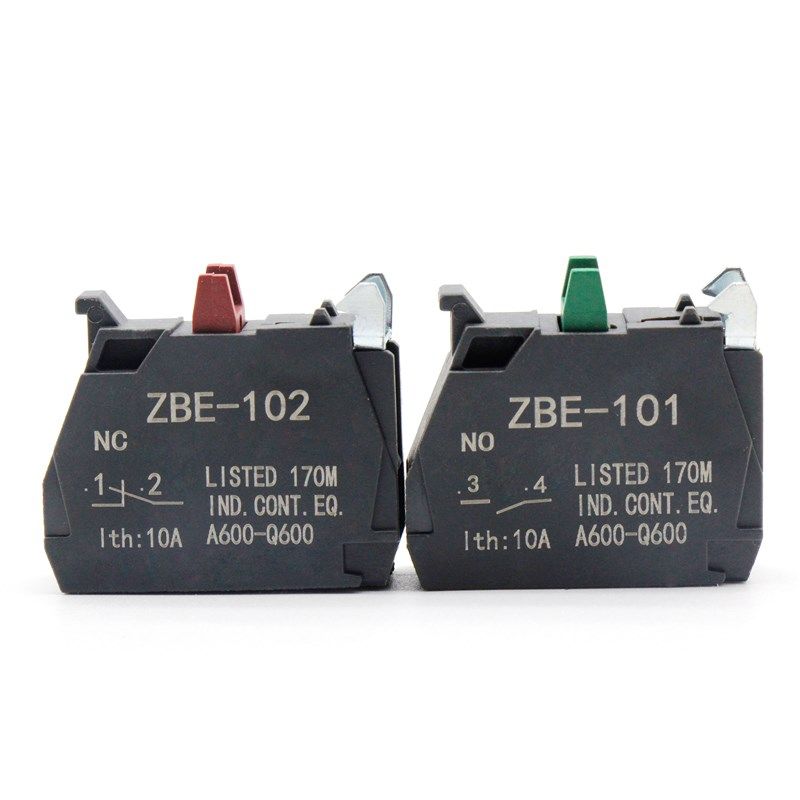 按钮开关触点 ZBE-101 ZBE-102  常开 常闭 适用XB4 XB5按钮开关