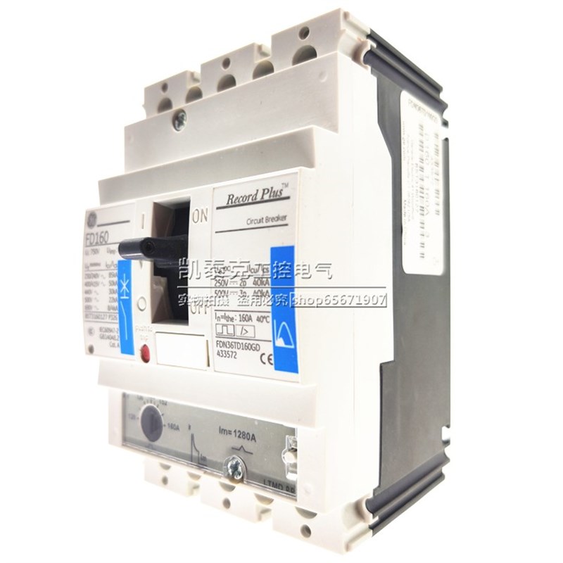 原装正品美国通用电气GE塑壳断路器 FD160 FDN36TD160GD 3P 160A