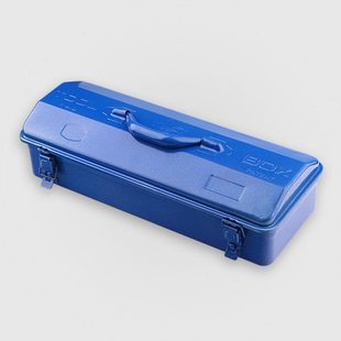 包郵 阡齊加厚鐵皮工具箱 多功能家用五金鐵制工具盒鐵箱 大中小號