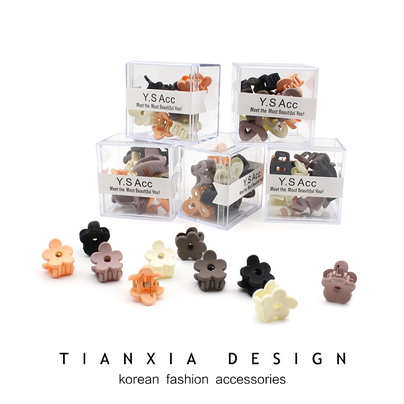 韩国儿童小抓夹额前侧边刘海发卡碎发抓夹迷你花朵蝴蝶结宝宝头饰