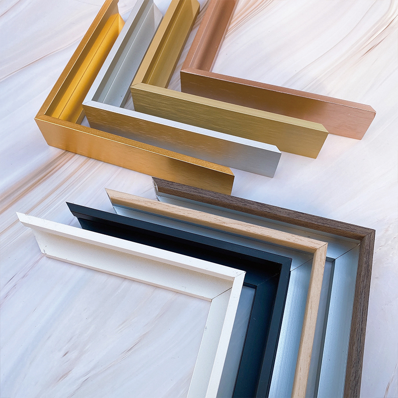 铝合金画框相框定做极细窄边任意尺寸裱框广告海报拼图金属框挂墙