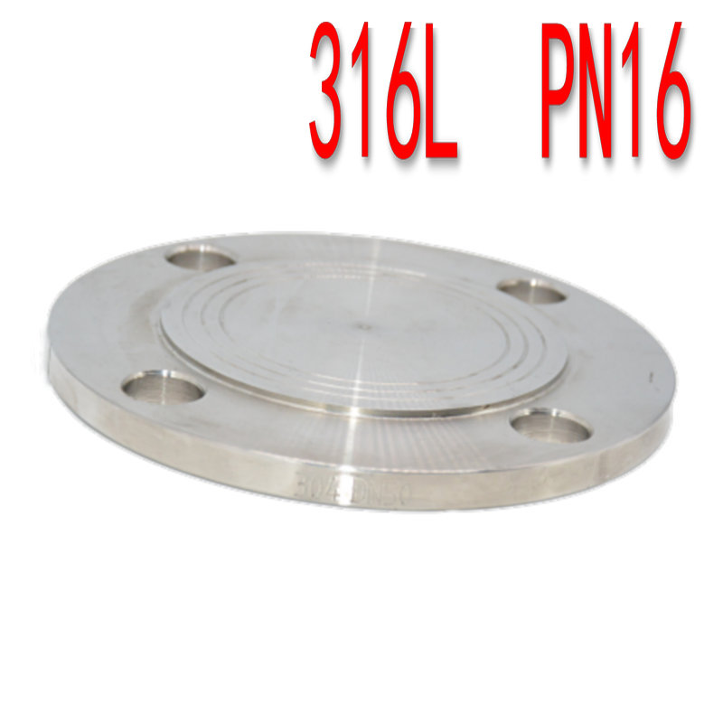 316L法兰盖PN16/盲板法兰/不锈钢法兰盖板封头DN15/20/25/32/200
