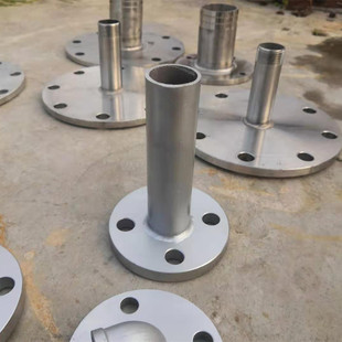 不锈钢法兰短接取样口钢管连接圆法兰方法兰底座加长接头排烟口