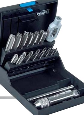 德国VOLKEL科尔 沃克 M3-M12德标手用丝锥套装47001 47005