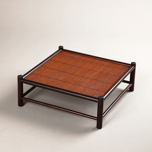 竹编小案几竹制桌子茶台摆件收纳架中式小桌子干泡茶盘兰花架茶棚