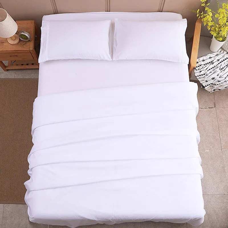 床品出口外贸四件套床笠式Hotel Fitted Bed Sheet set酒店布草