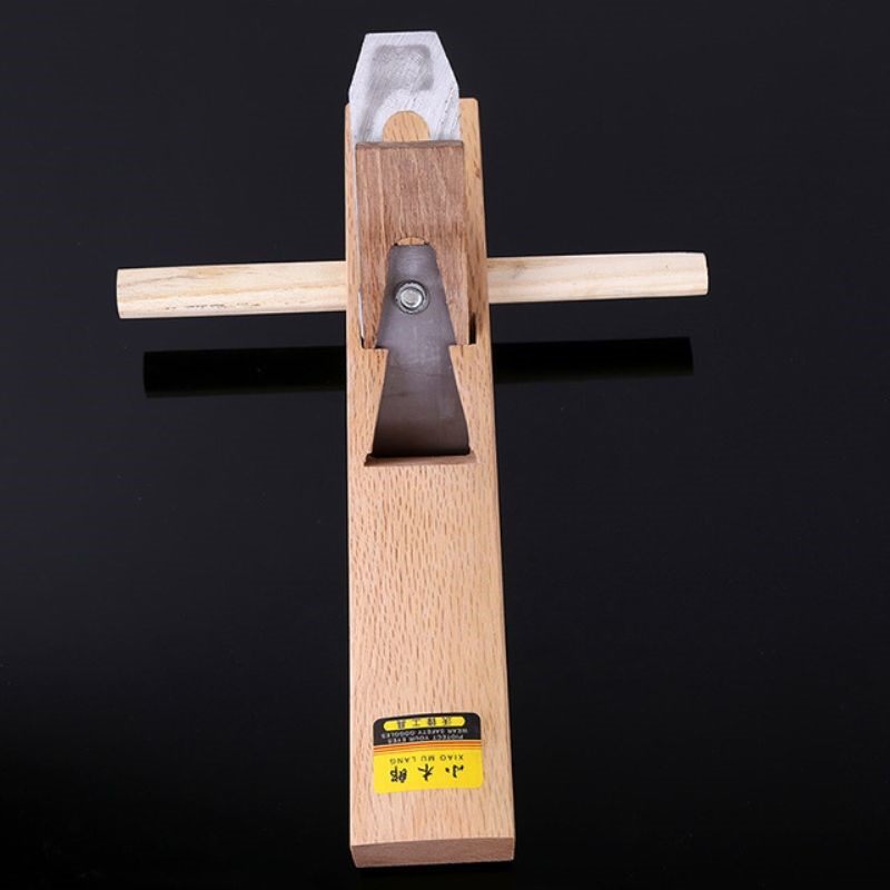 柞木木工刨子刨刀180-400mm长度镶铜口手工刨子带刨刀 手推刨刨子