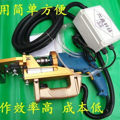 手提板式家具侧孔机三合一打孔机气动水平手电钻侧孔器雕刻机配件