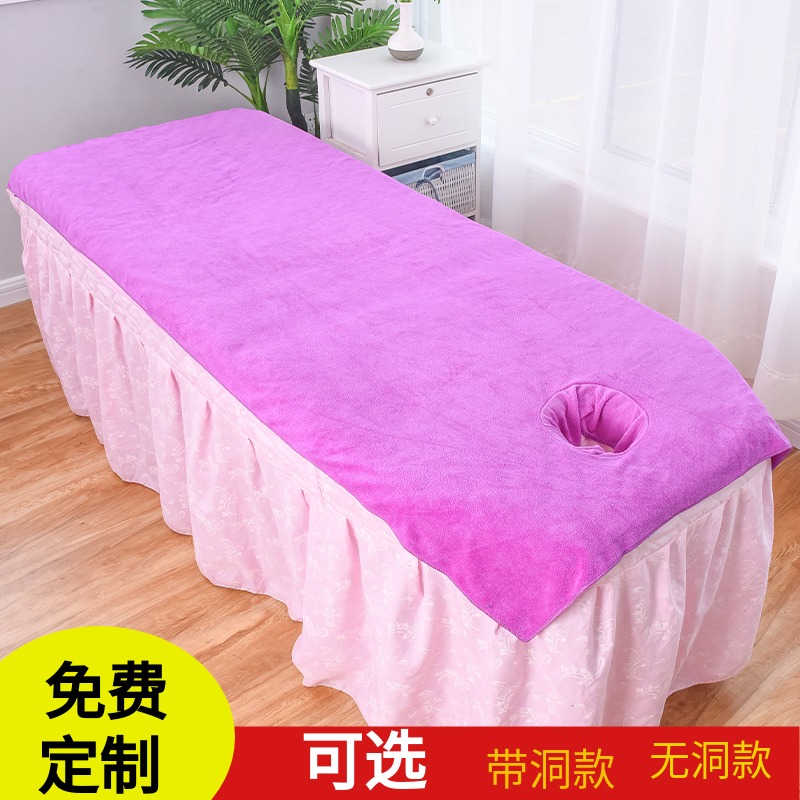 美容院专用美容床垫浴巾不掉毛超强吸水浴巾男女家用铺床大号毛巾