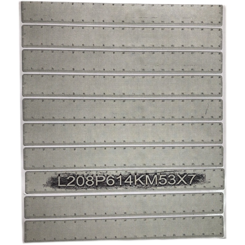 拓印纸车管所专用车架号橫向纵向网格刻度尺寸拓号纸条贴支持定制