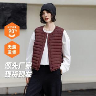 医护值班内胆加绒加厚羽绒棉服女爆款医院防寒工作服内穿小棉袄冬