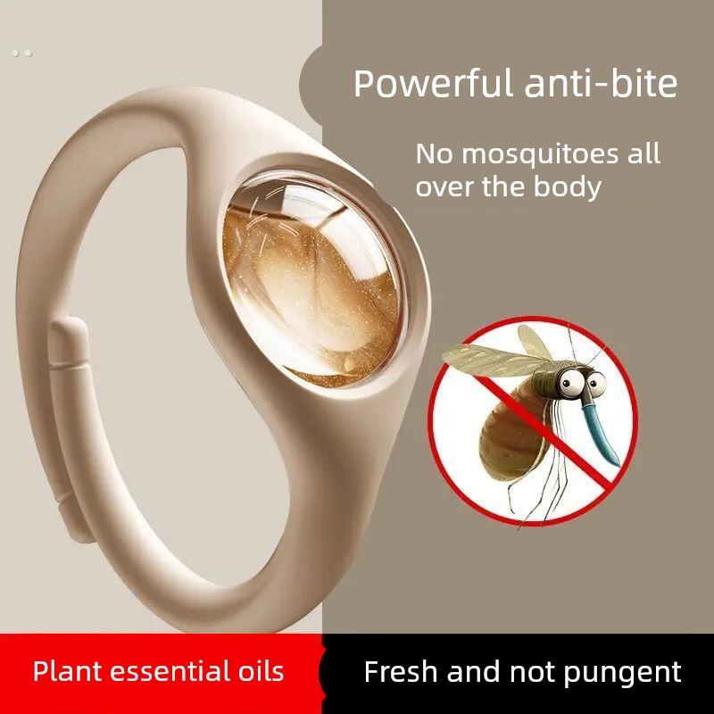 夏日户外幼儿香薰矽胶手环香薰香茅薄荷植物提取精油