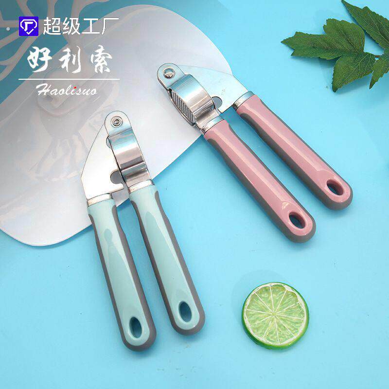 防滑手动压大蒜臼子去皮挤蒜泥厨房小工具蒜蓉器碎蒜器
