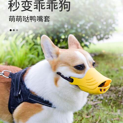 狗狗嘴套防咬防叫防乱吃狗口罩嘴罩止吠器中型犬柯基泰迪宠物嘴套