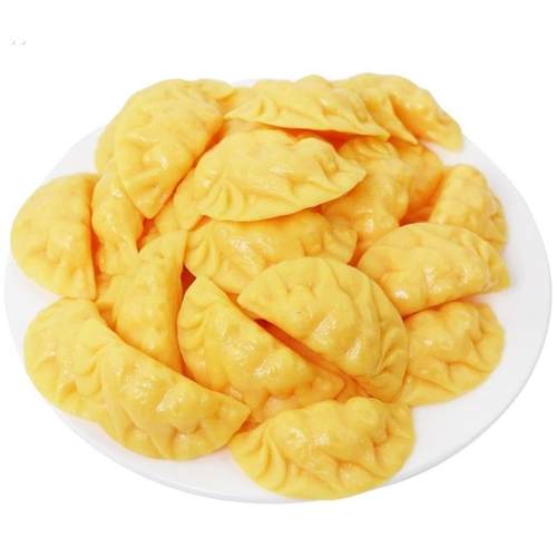 仿真饺子模型假水饺酒店超市饭店餐厅配菜展示道具模型PVC玩具