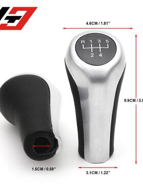 直销新款适用于E46E36银色换挡手球排挡头变速杆球头档把头换挡杆