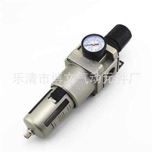AW5000-10D自动放水调压过滤器 减压过滤 气水分离 油水分离1寸