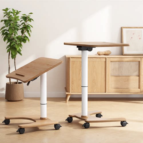 小户型实木可折叠移动电脑桌