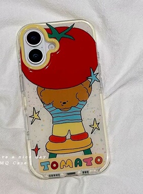 邦奥鸣西红柿适用于一加Ace6手机壳至尊竞速版1+5/13TACE3/3V新款一加12女Ace5ProTurbo 6V11/10t保护套大孔