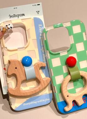 木马木象支架适用于荣耀500手机壳400300UltraMagic8/7/6pro女X70i荣耀100/90/80/70/60畅玩50plus大孔保护套