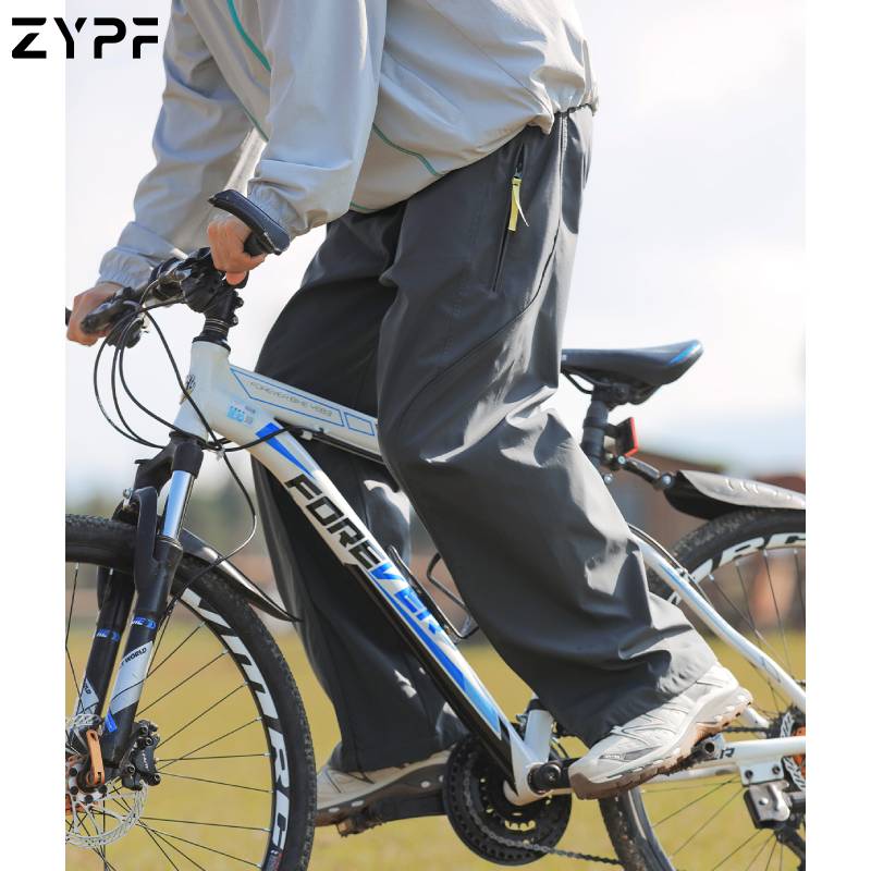 只要平凡男女生新款直筒宽松机能弯刀裤防泼水户外运动休闲登山裤