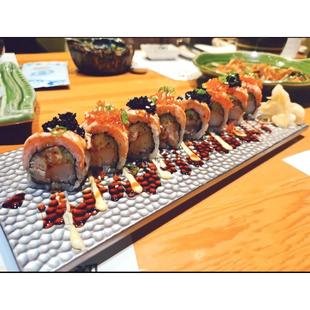 怀石料理陶瓷餐具长方刺身寿司拼盘烧鸟烤肉平板盘子碟 新中日本式