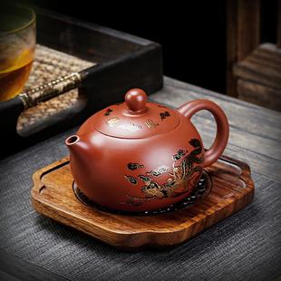 遇热变色紫砂凤鸣西施壶原矿朱泥家用泡茶器功夫茶具高端商务礼品