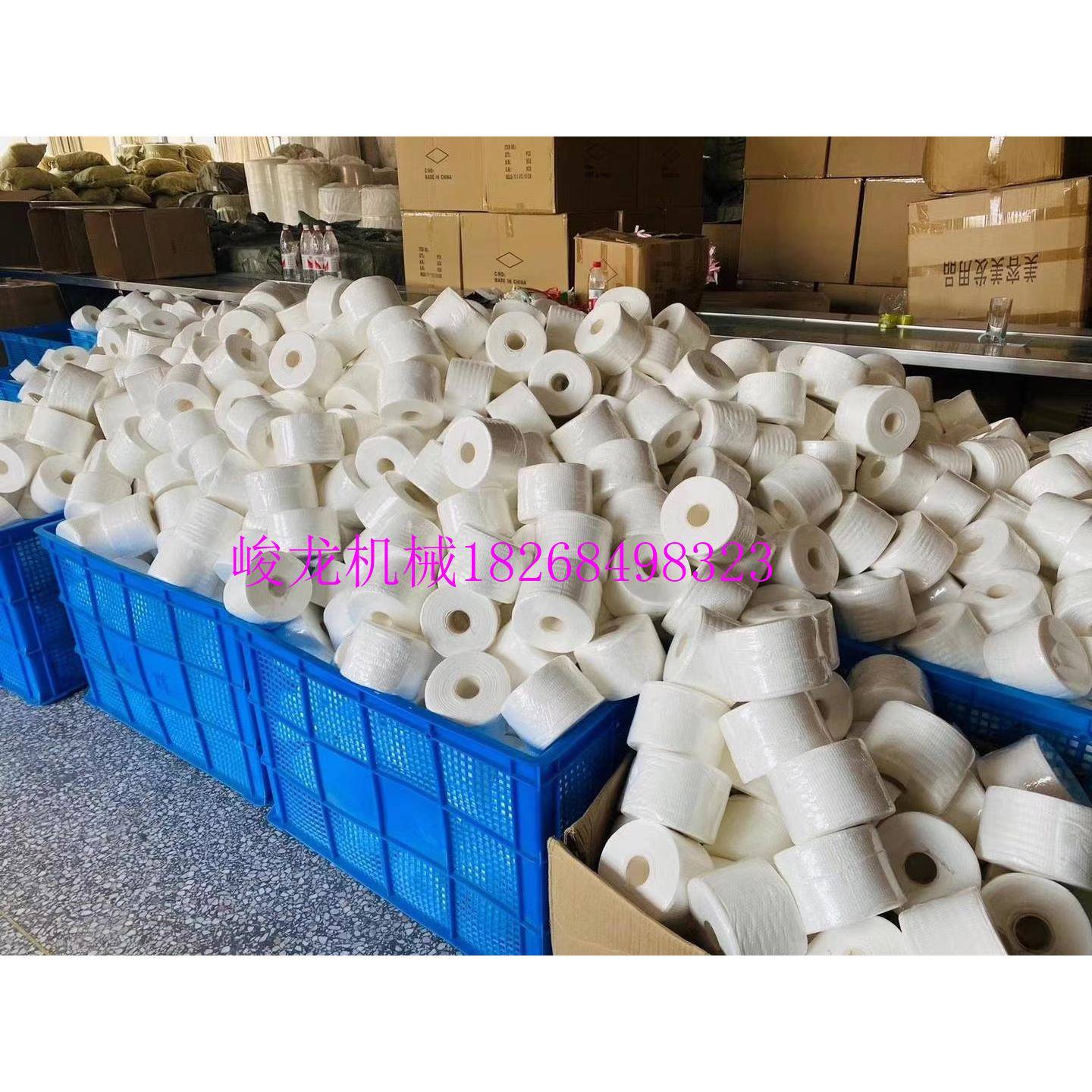 一次性洗脸巾卷巾机一出五排 棉柔巾设备擦脸巾干湿两用洁面巾机