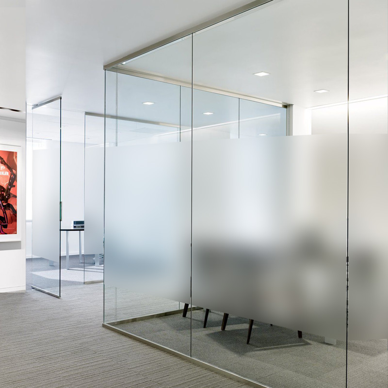 带胶办公室磨砂玻璃膜厕所浴室卫生间贴膜透光不透明窗户玻璃贴纸