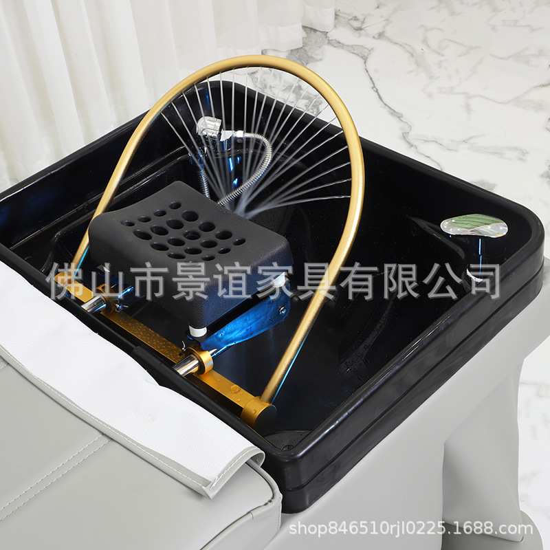 头疗洗头床养发馆恒温熏蒸水循环理发店专用按摩采耳床泰式洗头床