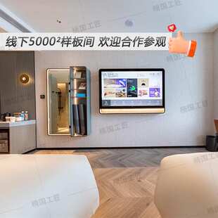 亚朵X亲子房酒店客房家具定 制标间全套豪华双床星级宾馆桌椅沙发