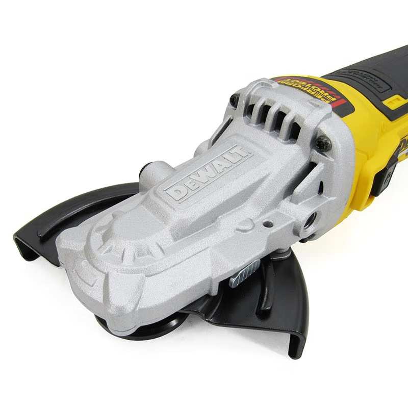 得伟DCG405FN-XJ 20V锂电无刷125mm扁头角磨机单机纸盒装