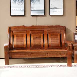 香樟木全实木沙发中式客厅小户型家用木质联邦椅子春秋椅榫卯工艺