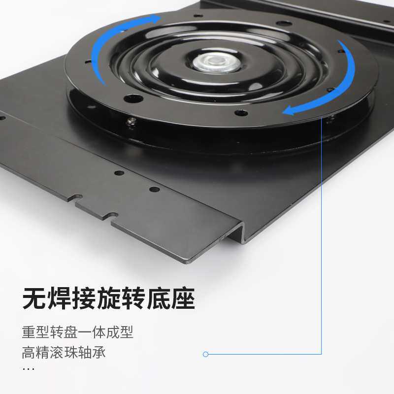 360度重型旋转伸缩中岛台滑轨多功能厨房平移餐桌导轨道五金配件