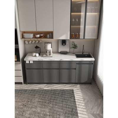 公司茶水间水吧台一体柜办公室吧台柜切洗台阳台家用成品靠墙其他