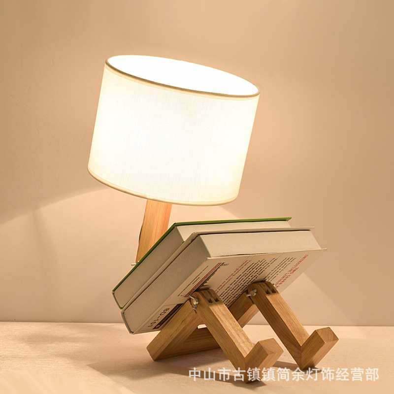 夜灯跨境欧式摆件学习灯创意台灯北欧书桌台灯美式卧室床头台灯