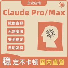 Claude Pro/Max账号 独享Opus/Sonnet模型API订阅4.1代充Code会员